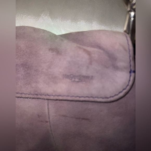 YSL Doublure BI Jouterie Suede Handbag/Clutch - Picture 3 of 8